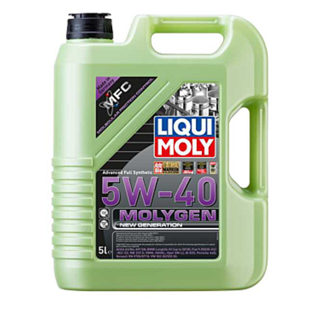 Aceite 5W40 Molygen Nueva Generación X 5L